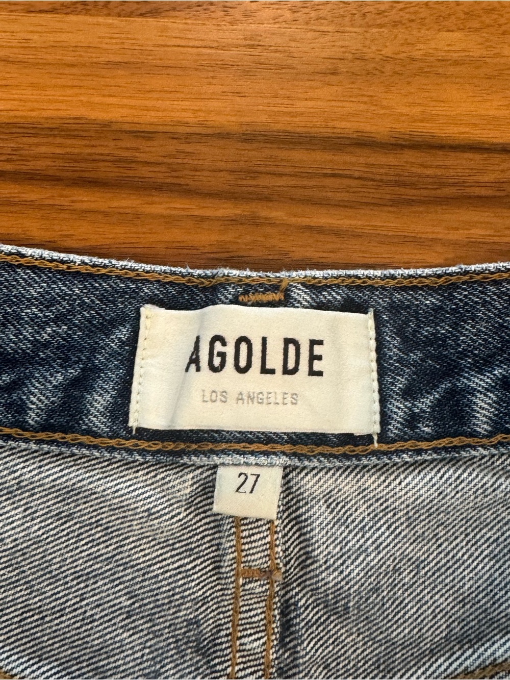 AGOLDE Dee High Rise Denim Shorts — Size 27 - Picture 8 of 8